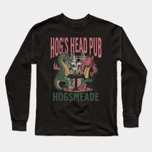 Stop by at Hogsmeade and get a drink dragon and Boar Pub Long Sleeve T-Shirt